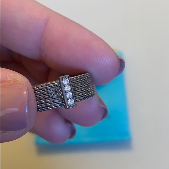 Authentic Tiffany Somerset Ring - Picture 4 of 4